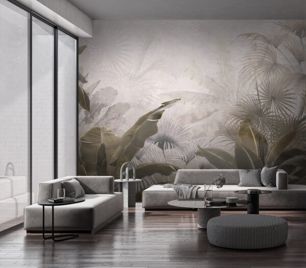 Serene tropical foliage backdrop. u71261pig1 600x525 - Serene tropical foliage backdrop. - tegory