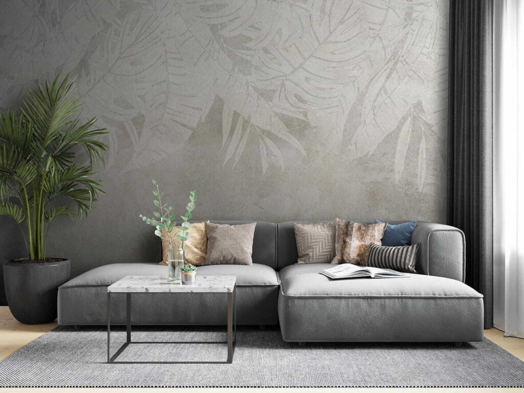 White background with leaves White background with leaves