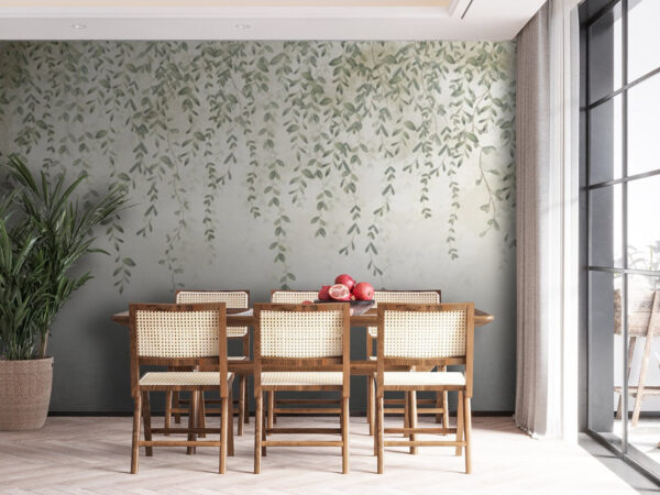 Painting of a vine with leaves u71244piq1 600x450 - Painting of a vine with leaves