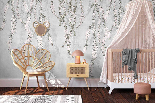 Wallpaper with flowers u71197pir1m 600x400 - Wallpaper with flowers - tegory