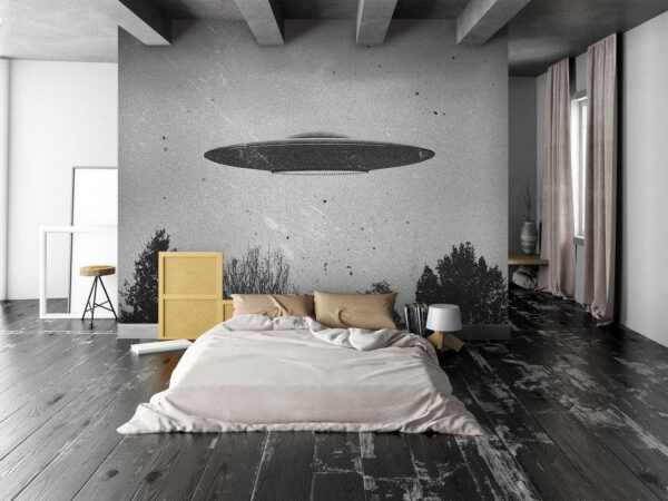 Ufo flying over trees u71164pib1m 600x450 - Ufo flying over trees - tegory