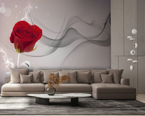 Red rose with smoke u68258pig58 600x480 - Red rose with smoke - tegory