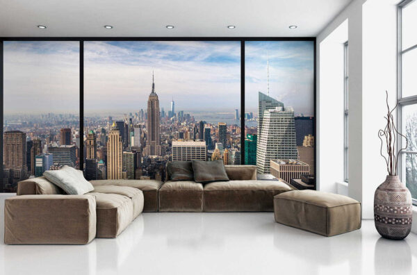 City with tall buildings City with tall buildings