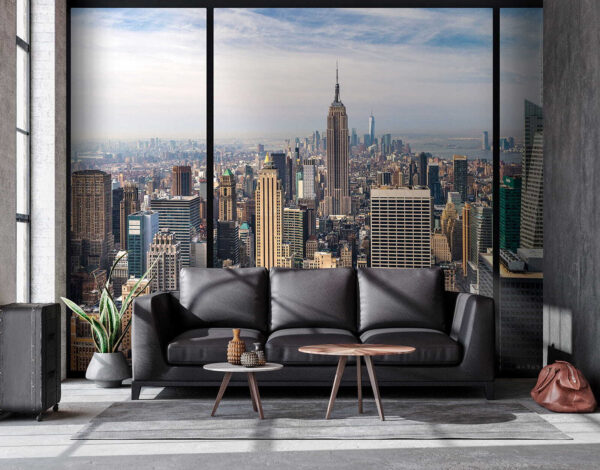 City with tall buildings City with tall buildings