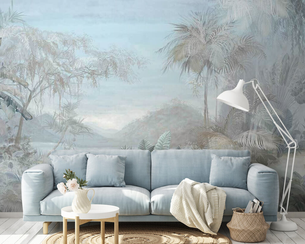 Painting of a landscape with trees and plants u67284pig14m 1024x819 - Painting of a landscape with trees and plants - tegory
