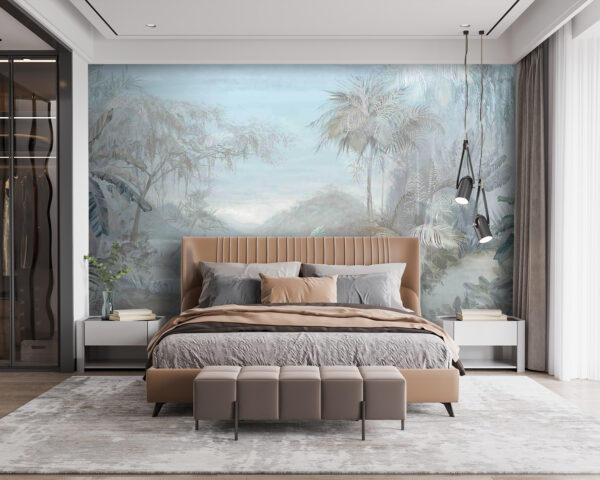 Painting of a landscape with trees and plants u67284pib115 600x480 - Painting of a landscape with trees and plants - tegory