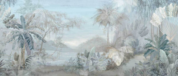Painting of a landscape with trees and plants u67284p 600x257 - Painting of a landscape with trees and plants - tegory