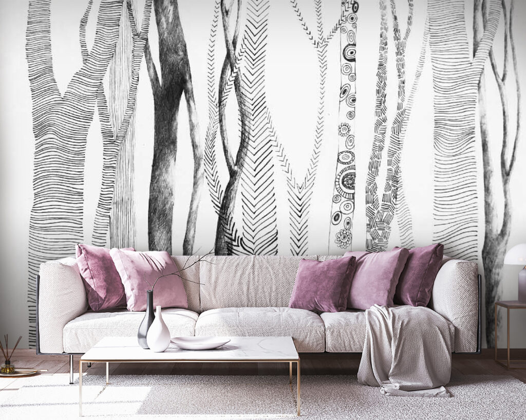 Drawing of trees with lines on it u65562pig38 1024x819 - Drawing of trees with lines on it - tegory