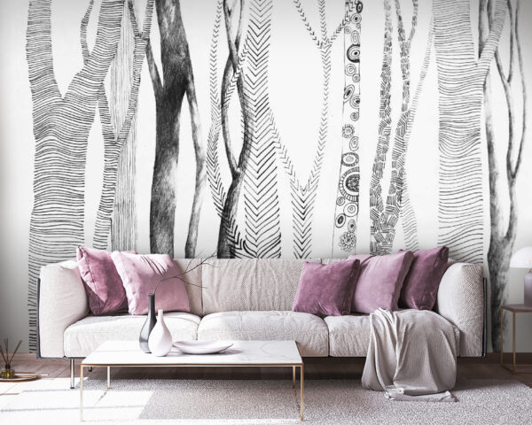 Drawing of trees with lines on it u65562pig38 600x480 - Drawing of trees with lines on it - tegory