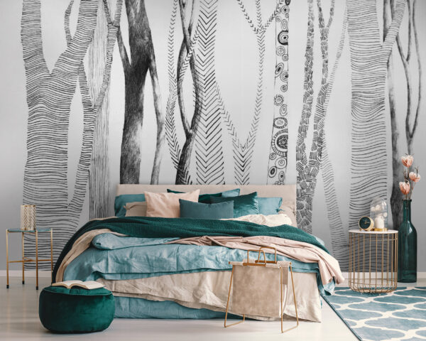 Drawing of trees with lines on it u65562pib111m 600x480 - Drawing of trees with lines on it - tegory