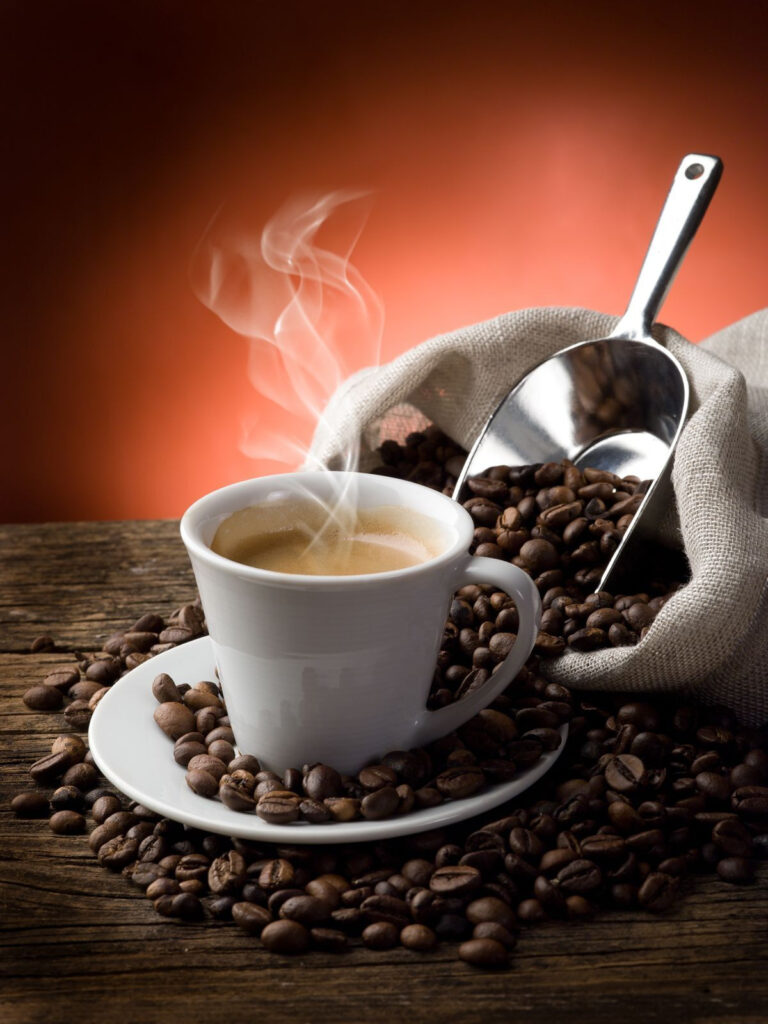 Cup of coffee with steam and coffee beans u64903p 768x1024 - Cup of coffee with steam and coffee beans - tegory