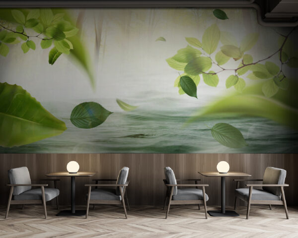 Water with leaves flying through the air u62860piz137m 600x480 - Water with leaves flying through the air - tegory