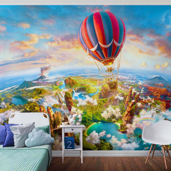 Hot air balloon over a landscape u62124pir1m 600x600 - Hot air balloon over a landscape - tegory