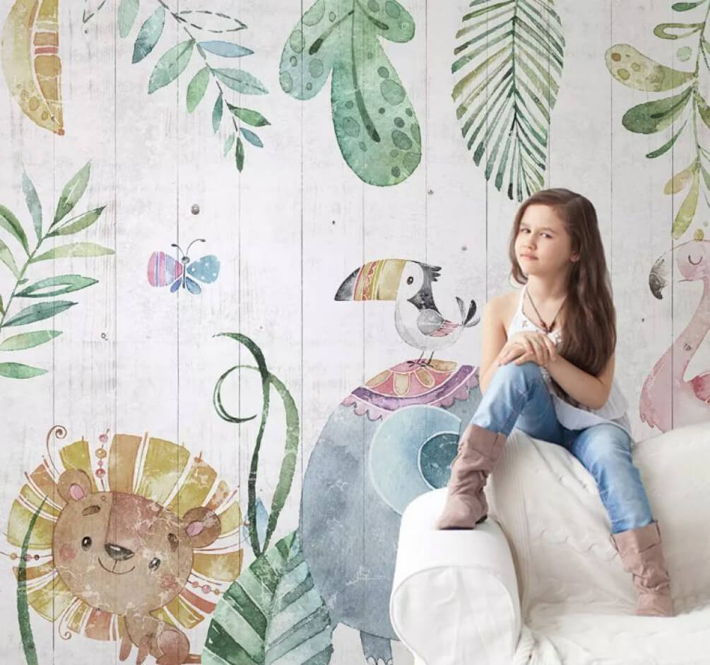 u62033pir1m - Wall mural of animals - tegory