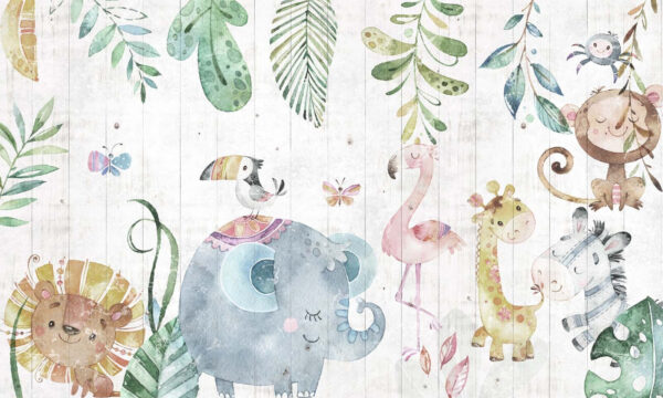 Wall mural of animals u62033p 600x360 - Wall mural of animals - tegory