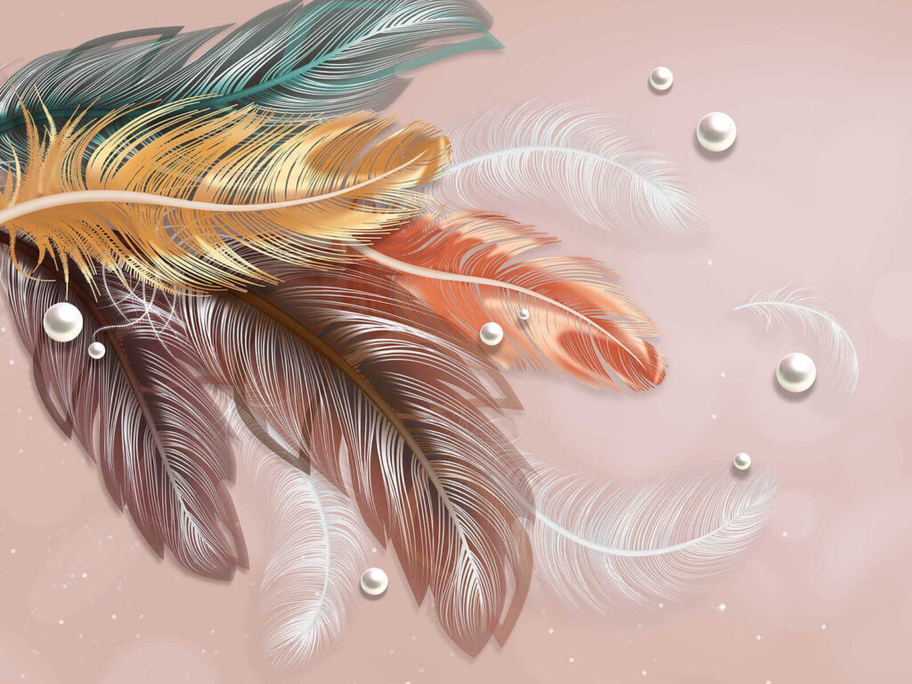 Group of colorful feathers and pearls u59817p 1024x768 - Group of colorful feathers and pearls