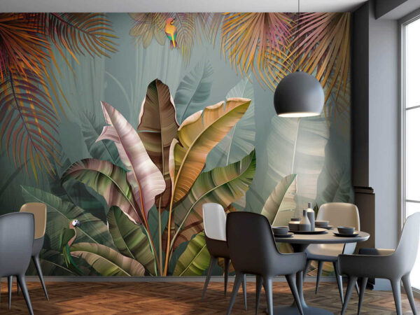 Tropical foliage with vibrant colors. Tropical foliage with vibrant colors.