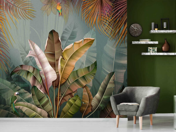 Tropical foliage with vibrant colors. Tropical foliage with vibrant colors.