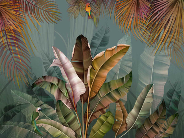 Tropical foliage with vibrant colors. Tropical foliage with vibrant colors.