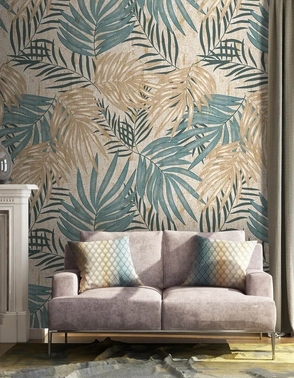 u59465pig1m - Elegant tropical leaf composition displayed - tegory