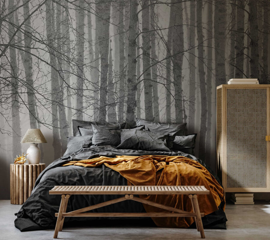 Wall murals Group of trees in a forest - Image 2