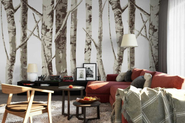 Group of trees with no leaves Group of trees with no leaves