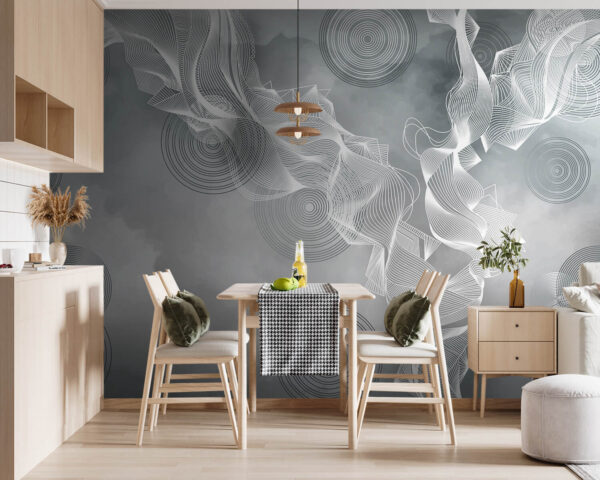 White and black swirls on a gray background u58943v2pik119 600x480 - White and black swirls on a gray background - tegory