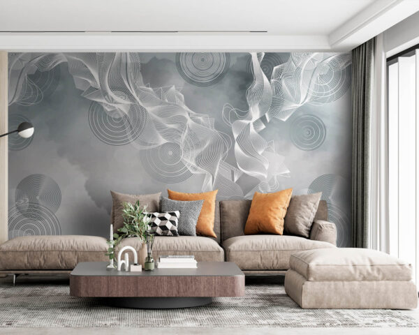 White and black swirls on a gray background u58943v2pig63 600x480 - White and black swirls on a gray background - tegory