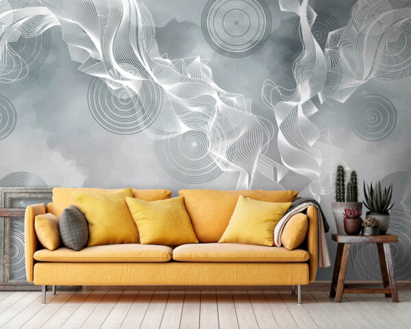 White and black swirls on a gray background u58943v2pig36 600x480 - White and black swirls on a gray background - tegory