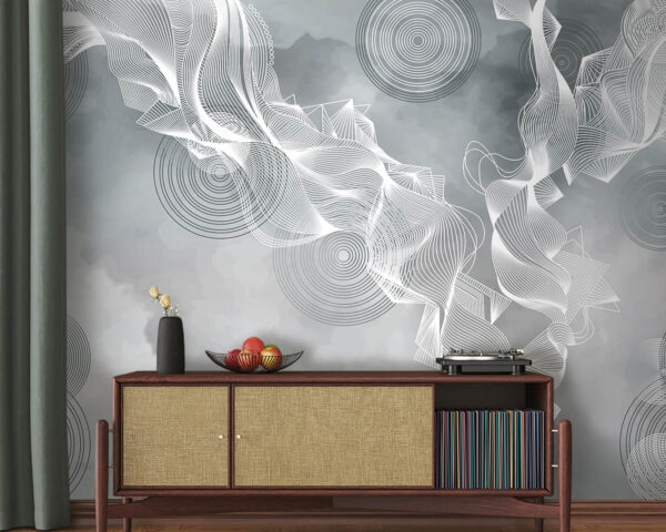White and black swirls on a gray background u58943v2pig20 600x480 - White and black swirls on a gray background - tegory