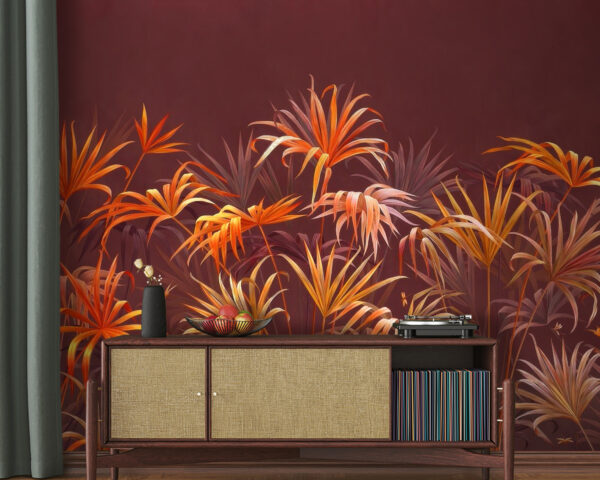 Vibrant foliage against a rich backdrop. Vibrant foliage against a rich backdrop.