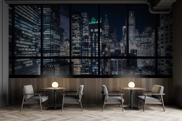 View of a city from a window at night u58751piz1 600x400 - View of a city from a window at night - tegory