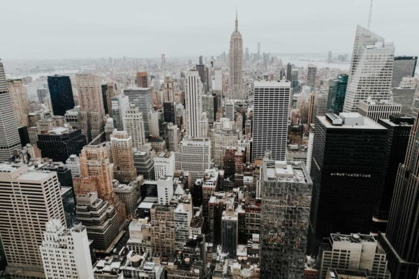 City with many tall buildings City with many tall buildings