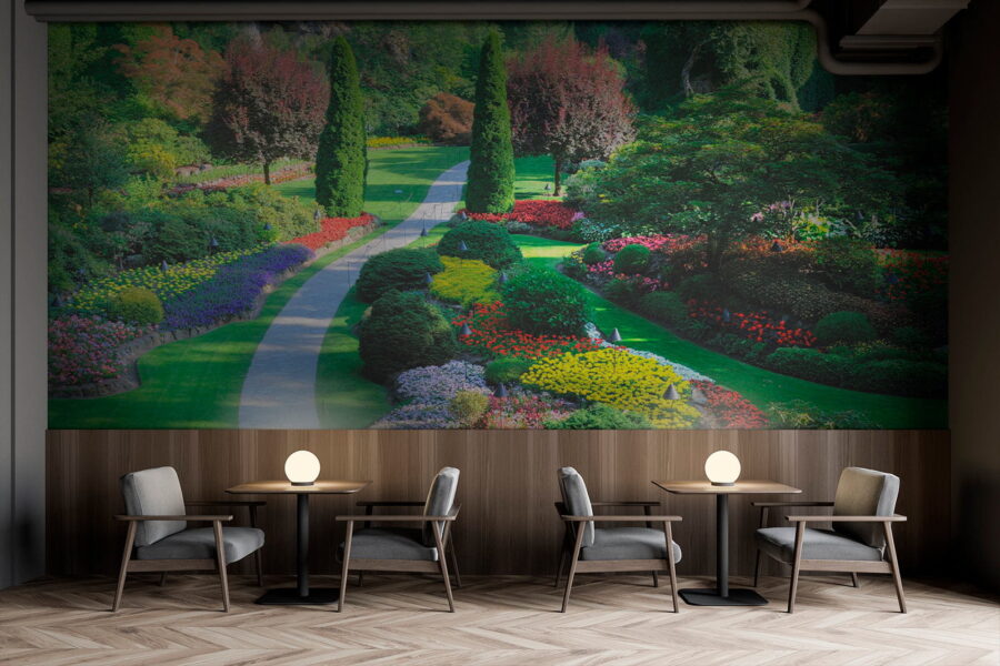 u57674piz1 900x600 - Garden with many flowers and trees - tegory
