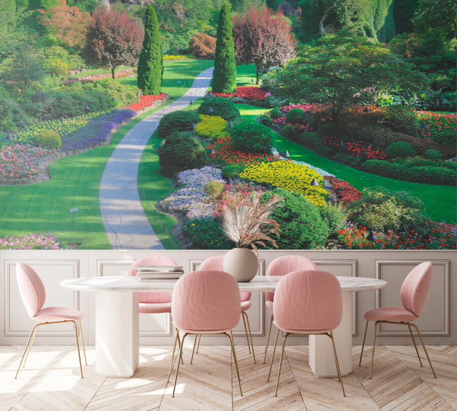 u57674pik2 900x810 - Garden with many flowers and trees - tegory