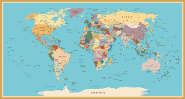 Map of the world Map of the world