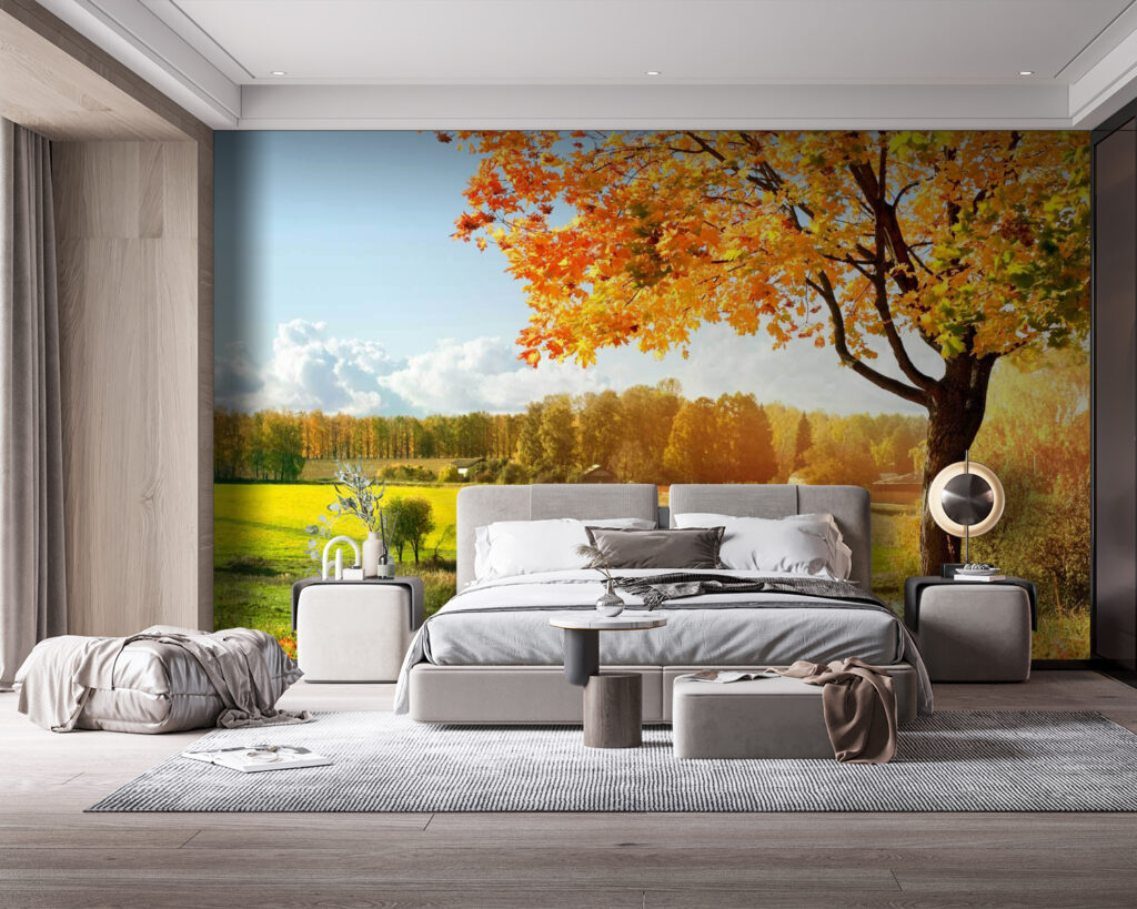 Tree with orange leaves in a field u57294pib114m 1024x819 - Tree with orange leaves in a field - tegory