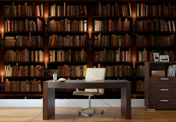 Large bookcase full of books Large bookcase full of books
