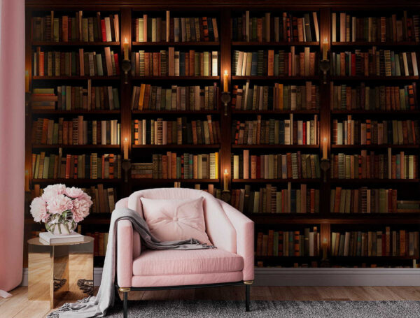 Large bookcase full of books Large bookcase full of books