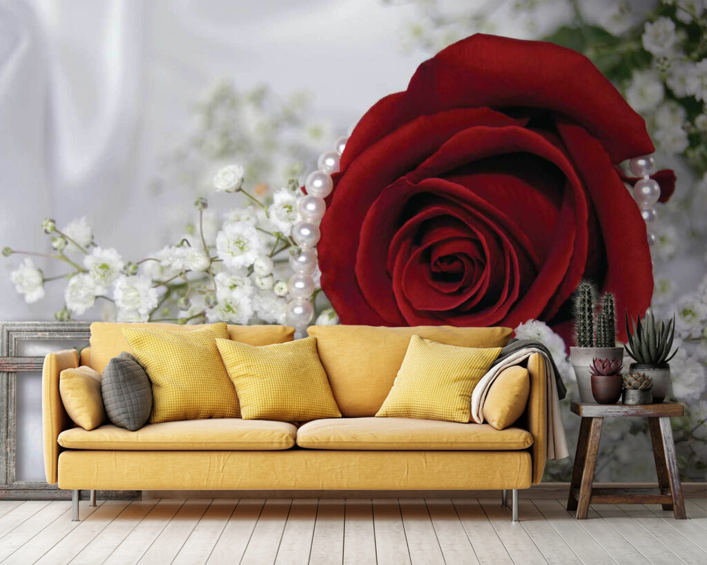 Red rose and white flowers u57071pig36 1024x819 - Red rose and white flowers - tegory