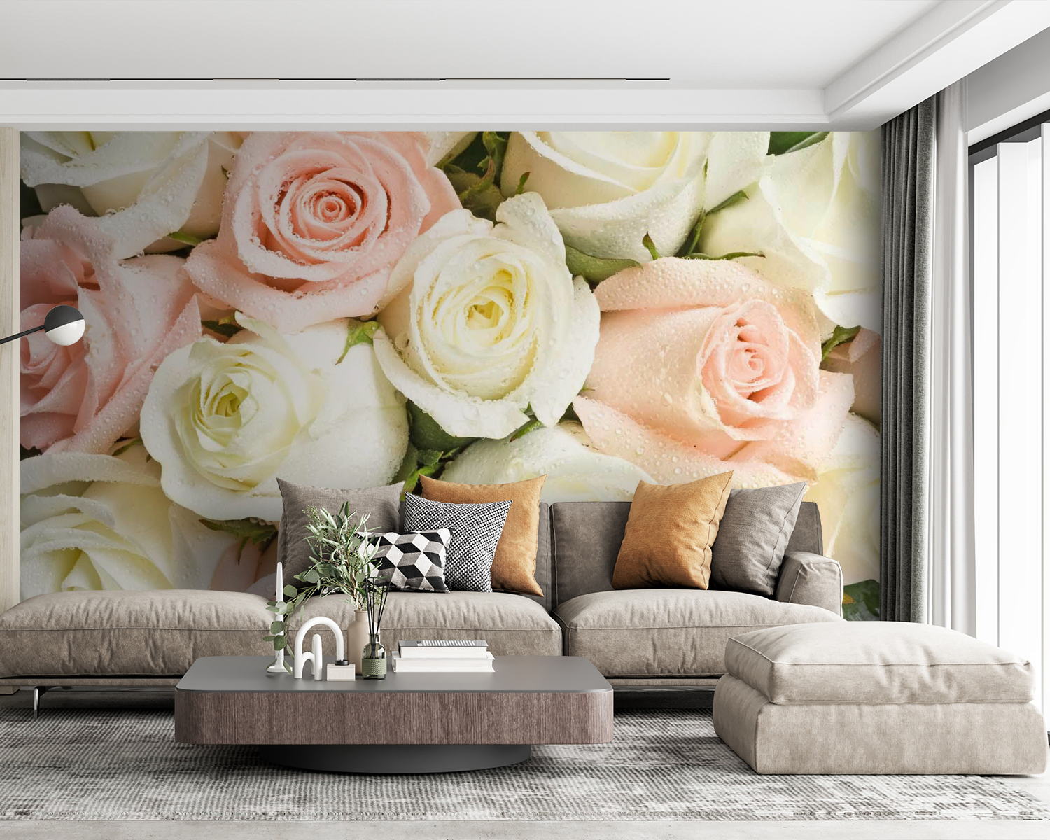 u55692pig63m - Group of pink and white roses