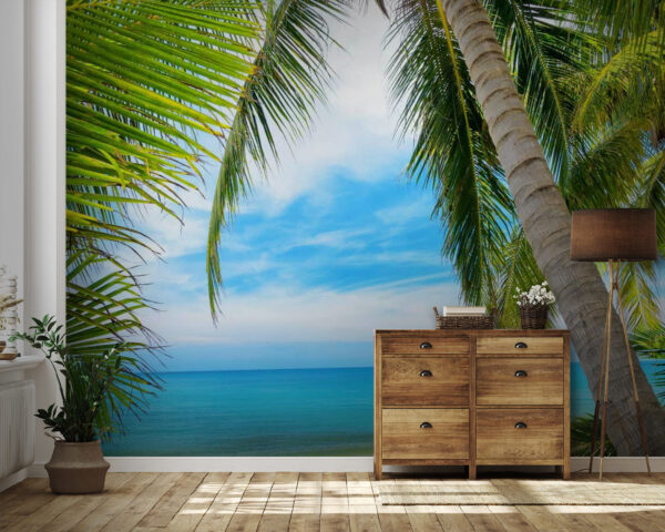 Palm trees on a beach u55218pig41m 600x480 - Palm trees on a beach - tegory