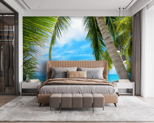 Palm trees on a beach u55218pib115 600x480 - Palm trees on a beach - tegory