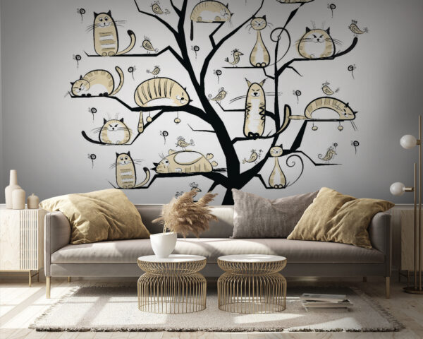 Tree with cats on it u54856pig9 600x480 - Tree with cats on it - tegory