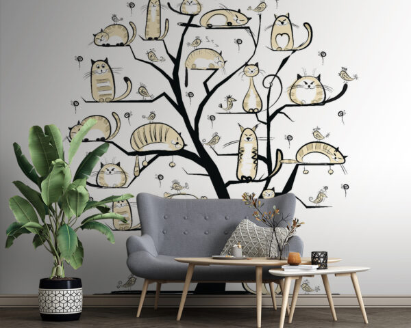 Tree with cats on it u54856pig4 600x480 - Tree with cats on it - tegory