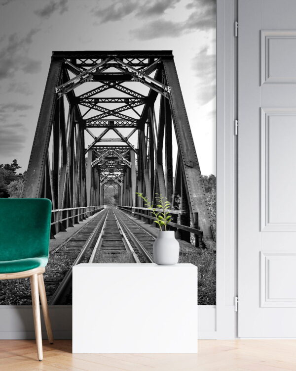 Train tracks going through a bridge u54737pih1 600x750 - Train tracks going through a bridge - tegory