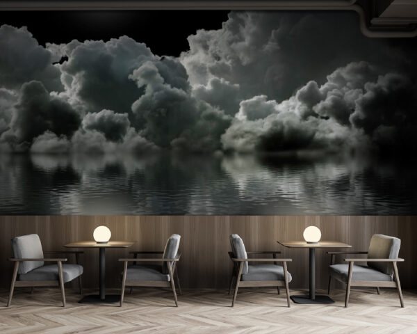 Moon over water with clouds and clouds u54519piz137m 600x480 - Moon over water with clouds and clouds - tegory