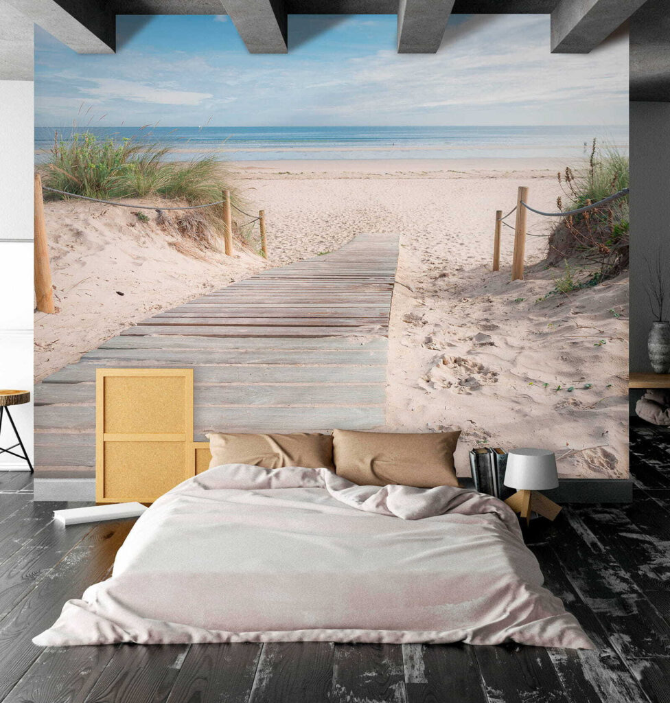 u54357pib4 976x1024 - Wooden walkway leading to a beach