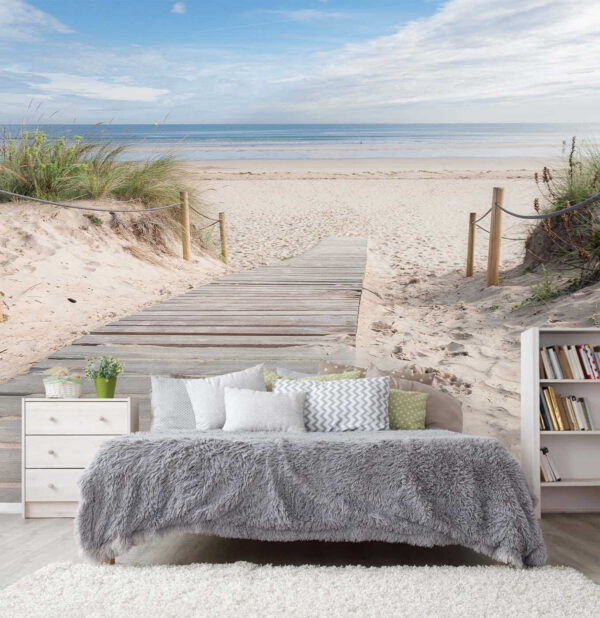 Wooden walkway leading to a beach u54357pib1 600x618 - Wooden walkway leading to a beach