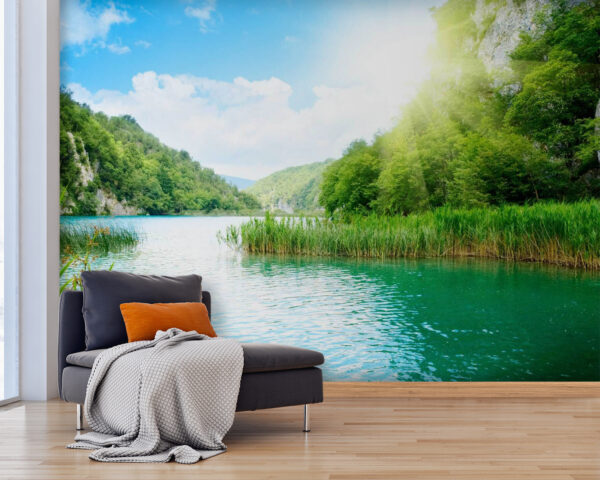 Body of water with grass and trees around it u54263pig25m 600x480 - Body of water with grass and trees around it - tegory